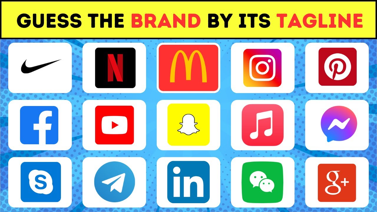 Guess the Brand by Tagline |Tagline of Famous Brands