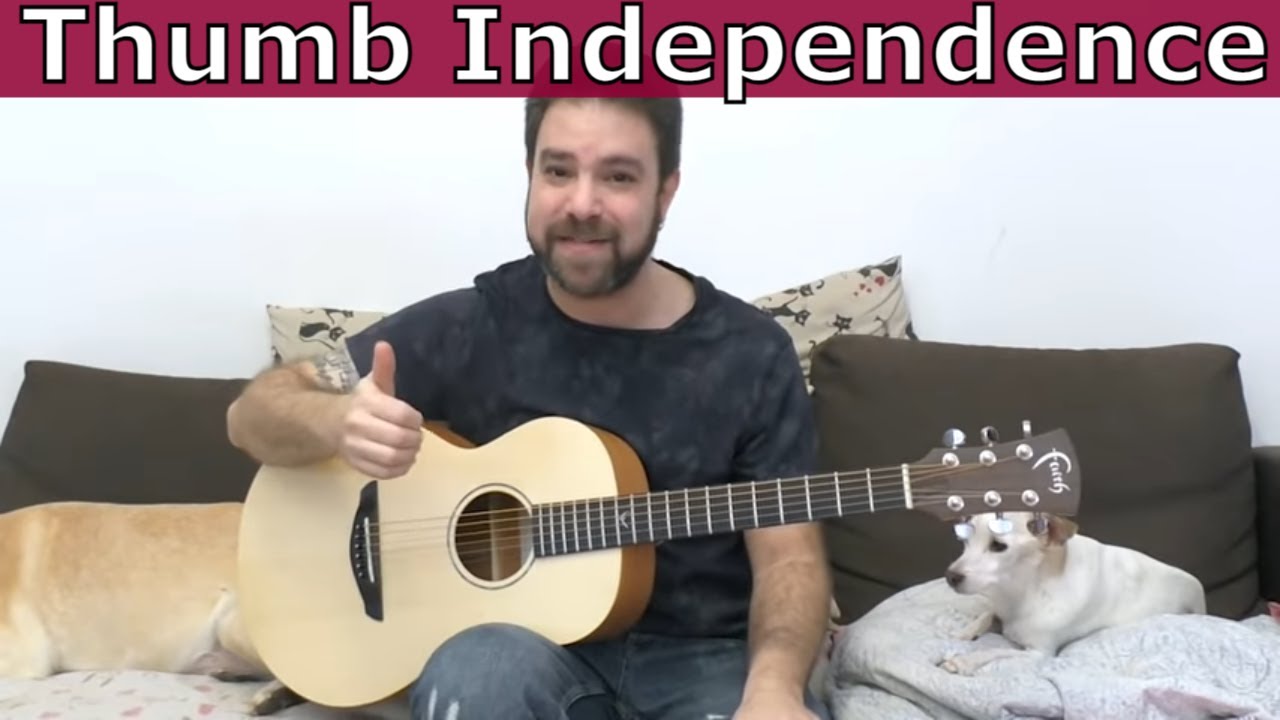 Mega-Lesson: How to Develop Thumb Independence and Dynamic Expression - Fingerstyle Guitar Tutorial