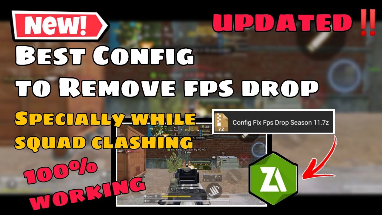 *NEW* Fix Fps Drop Season 11 Config For Cod Mobile | 100% Working for squad Clash Remove Crash