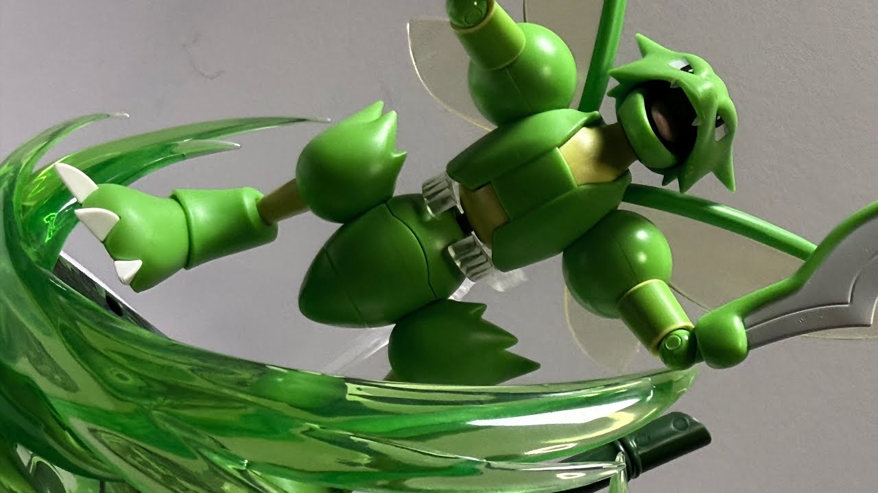 BLOKEES Scyther / Blokees Pokemon Classic Class L Wave 2 Model Kit Full Build & Review