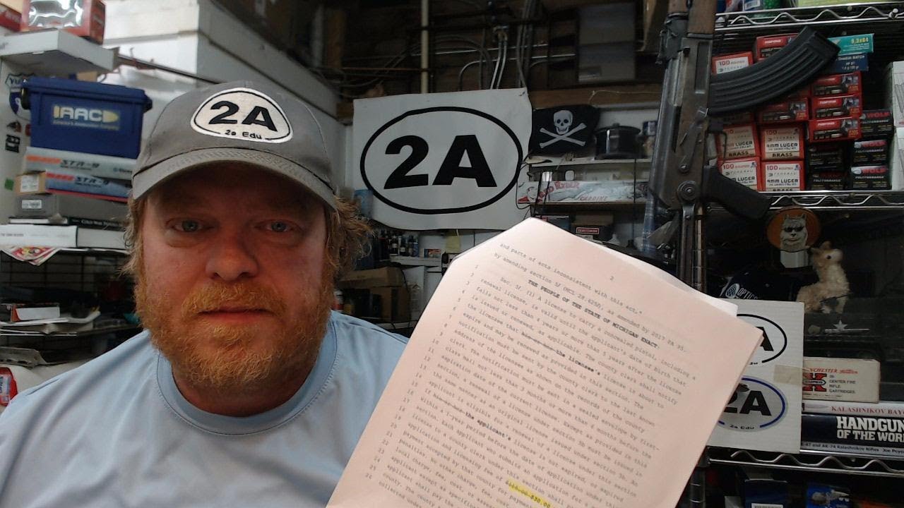 New Michigan CPL Bills - We Now Must Have A CPL?.