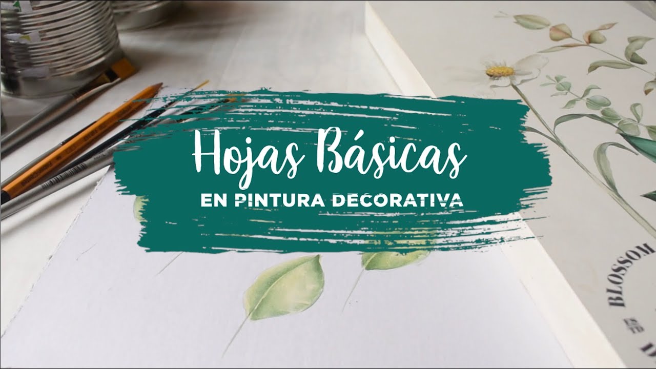 Cómo pintar hojas básicas en Pintura Decorativa - Noemí Giordano