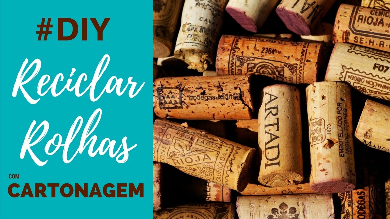 Como fazer Artesanato com Rolhas e Cartonagem | Helo&iacute;sa Gimenes - Sem Igual