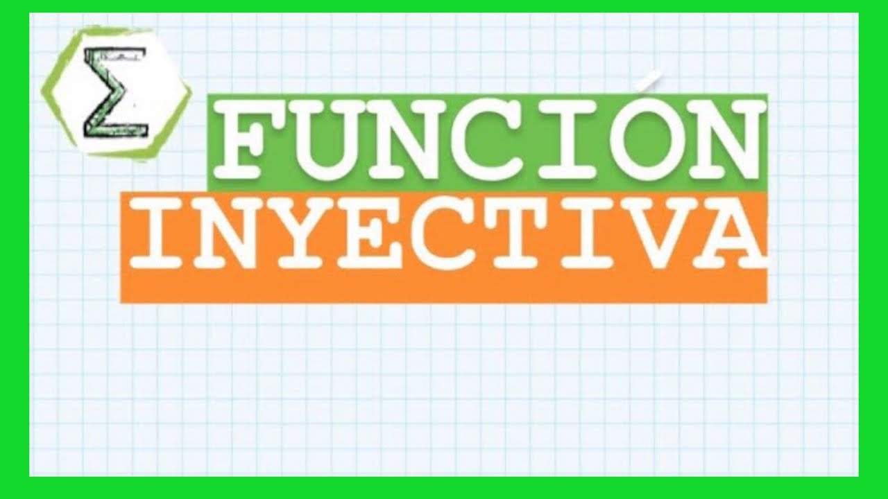Funci&oacute;n INYECTIVA | CONCEPTO | MATEMATICA PREUNIVERSITARIA