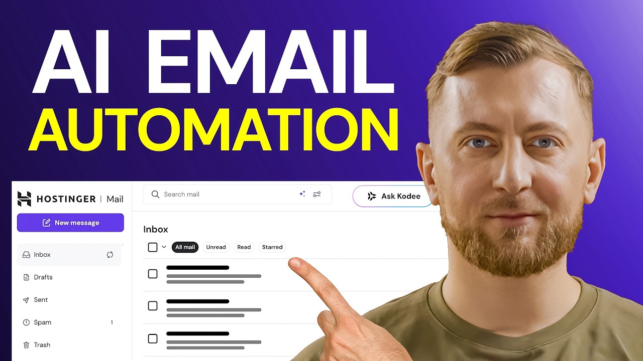 Хватит тратить часы на электронную почту &mdash; ИИ-помощник Hostinger Mail сделает всё за вас