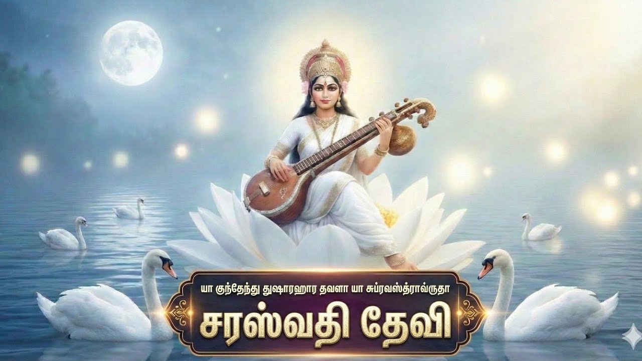 #Saraswati Stotram#Saraswati #SaraswatiVandana #Devotional #TamilBhakti #Mantra #SharadaDevi