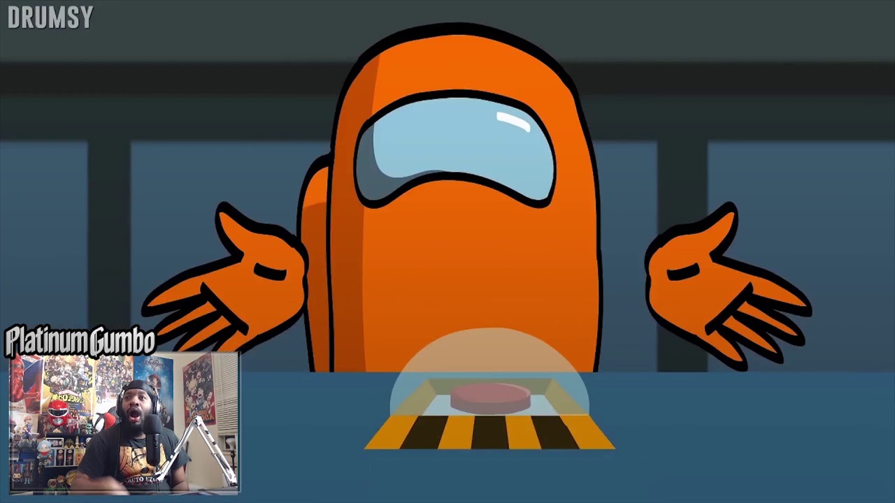 The Among Us Rap Battle Reaction | #NerdOut ft CG5, Pokimane, Preston & More [Among Us Animation]