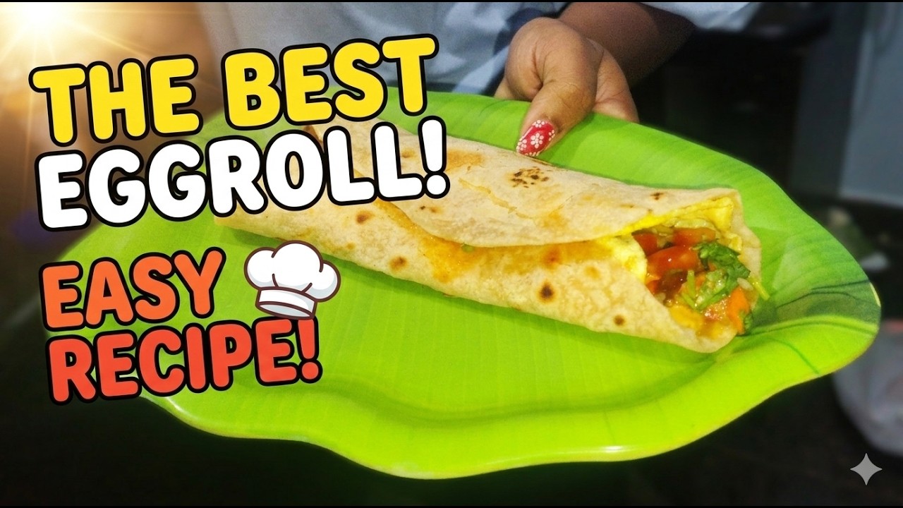 Simple & Tasty Egg Roll | Step-by-Step l MAHANJALI CREATIONS