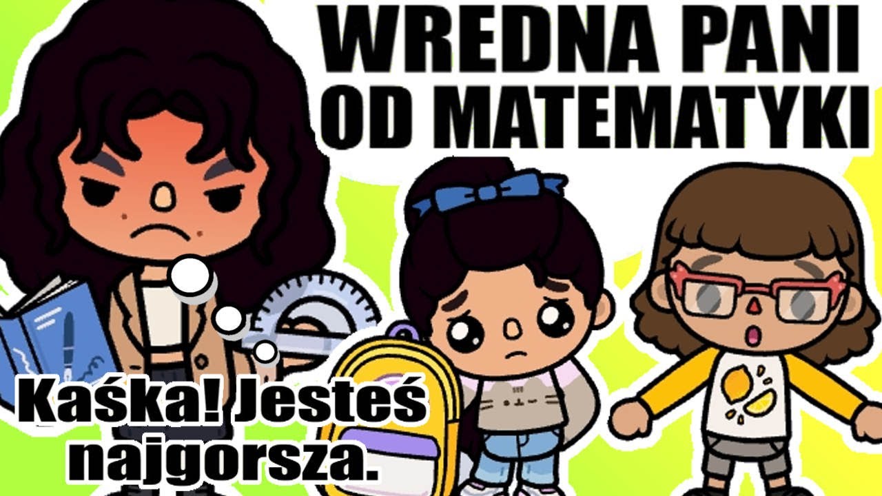 📉 KAŚKA MA JEDYNKĘ Z MATMY 😭 CZY ZDA DO NASTĘPNEJ KLASY?! 📚 | szkolne historyjki Toca Boca