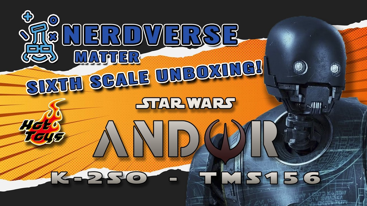 Hot Toys 1/6th Star Wars Andor - K-2SO TMS156 Unboxing!