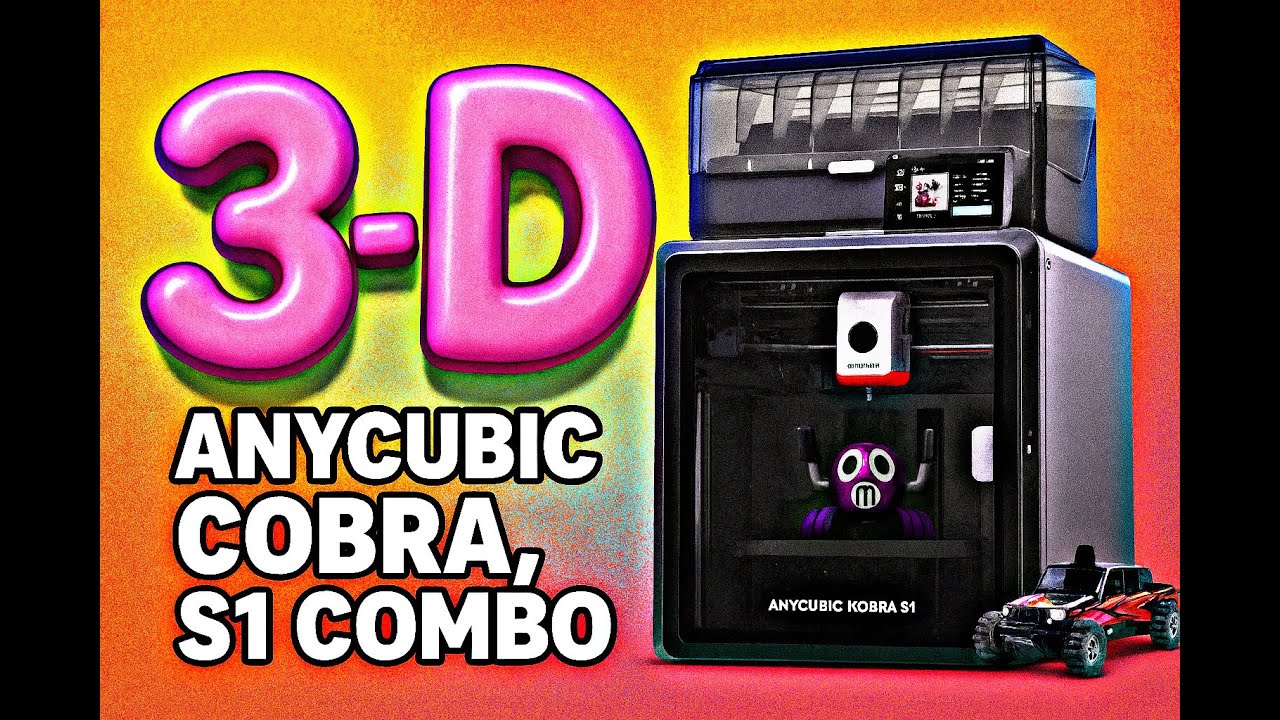 Anycubic kobra S1 Combo ausgepackt Angeschaut
