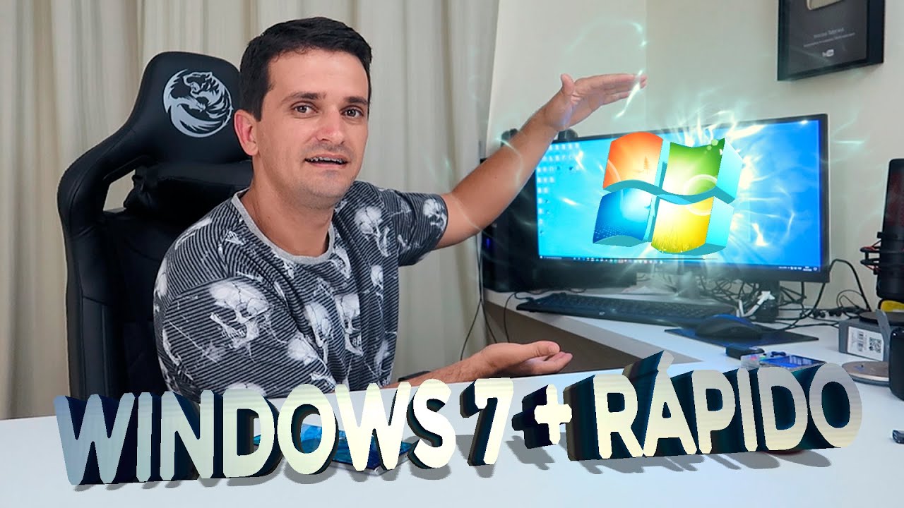 Como DEIXAR seu WINDOWS 7 muito mais RÁPIDO em 2021 | ATUALIZADO e SEM PROGRAMAS!!