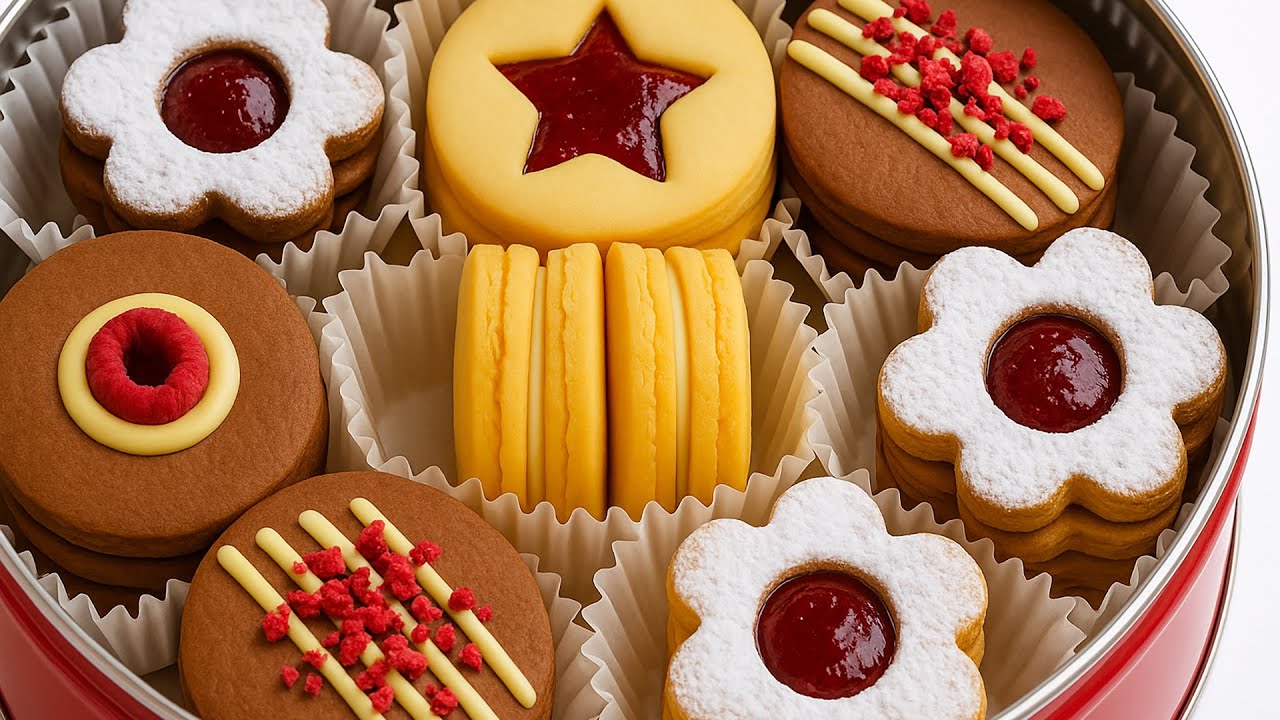 🍪 Идеальный набор рождественского печенья 🎄 Уютная праздничная выпечка