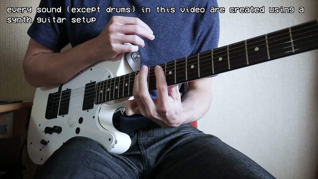 I created a synth-guitar to sound like Muse