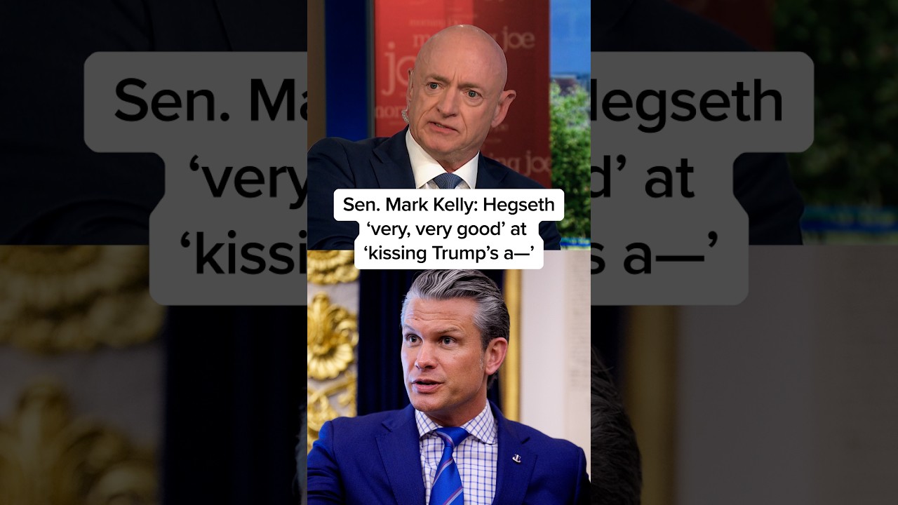 Sen. Mark Kelly: Hegseth &lsquo;very, very good&rsquo; at &lsquo;kissing Trump&rsquo;s a&mdash;&rsquo;