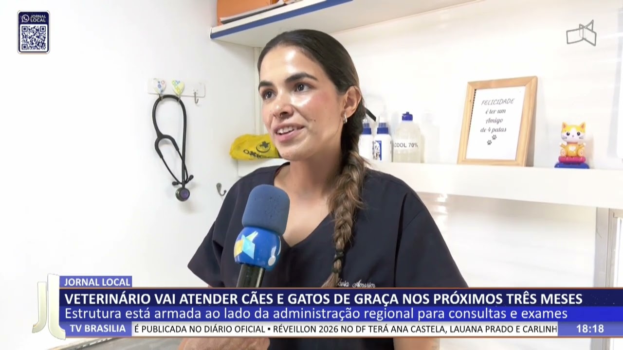 JL - Veterinário vai atender cães e gatos de graça nos próximos três meses