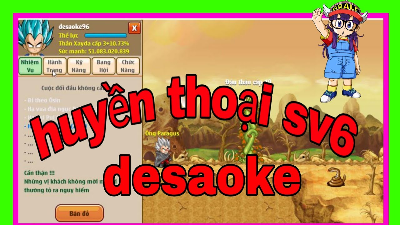 Ngọc Rồng Online - Huyền Thoại Một Thời Desaoke96 Giờ Ra Sao....Y&ecirc;u Người Như Thế N&agrave;o