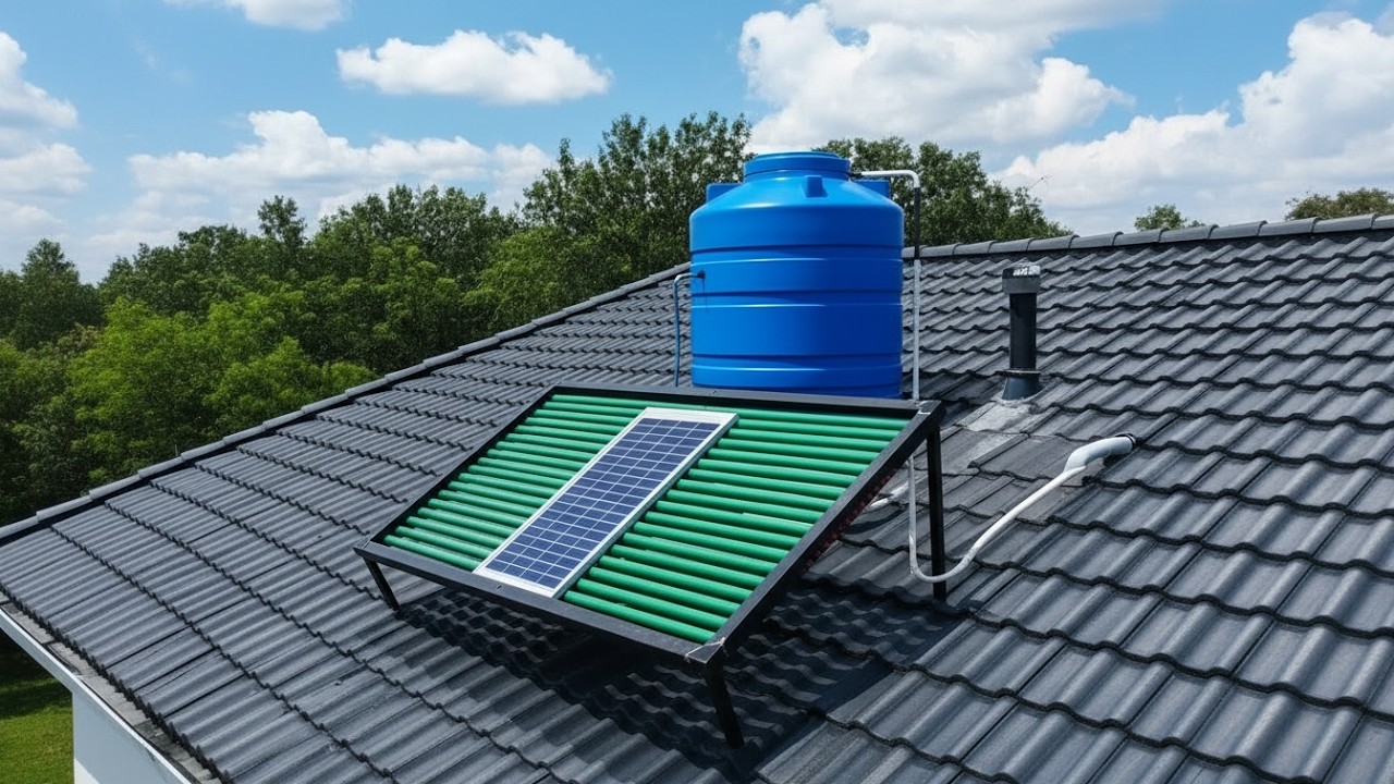 No Gas No Electricity.  Heat entire home  water everyday #invention 