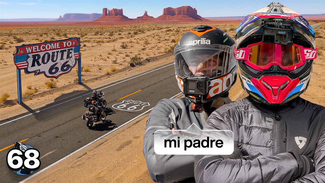 Empieza la RUTA 66 en MOTO con mi PADRE | Vuelta al Mundo en Moto | EP 68