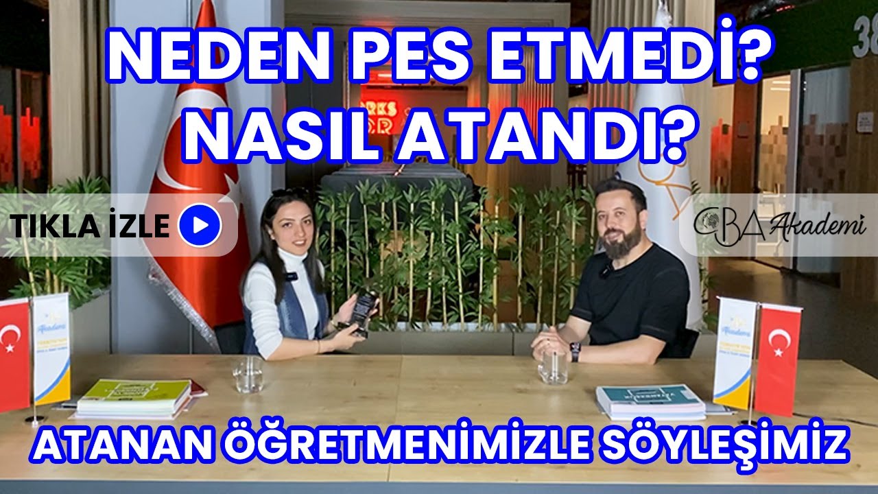 CBA ile Hazırlanan, Atanan Okul Öncesi Öğretmenimiz Merve HÜKÜMDAR ile Söyleşimiz🤗​