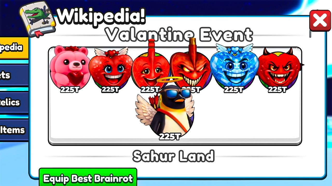 Unlocking EVERY NEW VALENTINE SECRET In Brainrot Evolution Roblox!