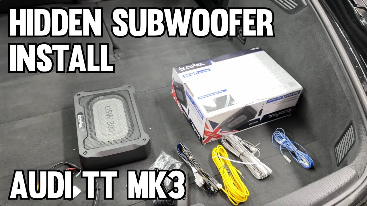 Audi TT MK3 Hidden Subwoofer Install (Boot Floor)