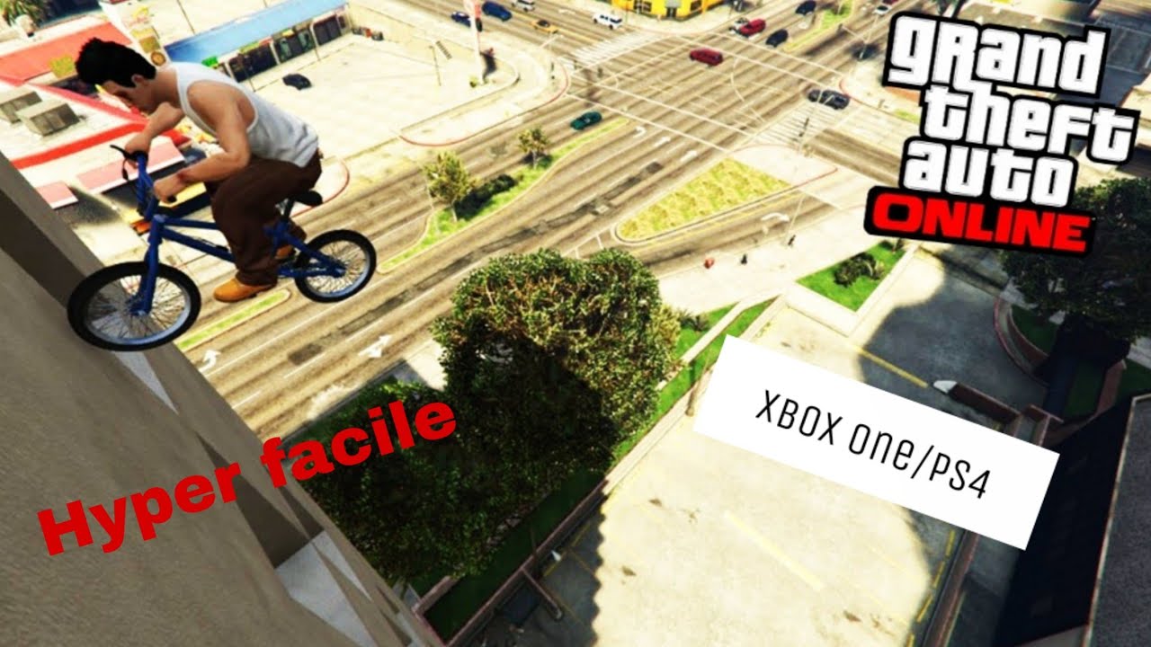 [TUTO FR] Comment monté les murs en bmx sur (Xbox one/ps4) **wallclimbing** | gta 5