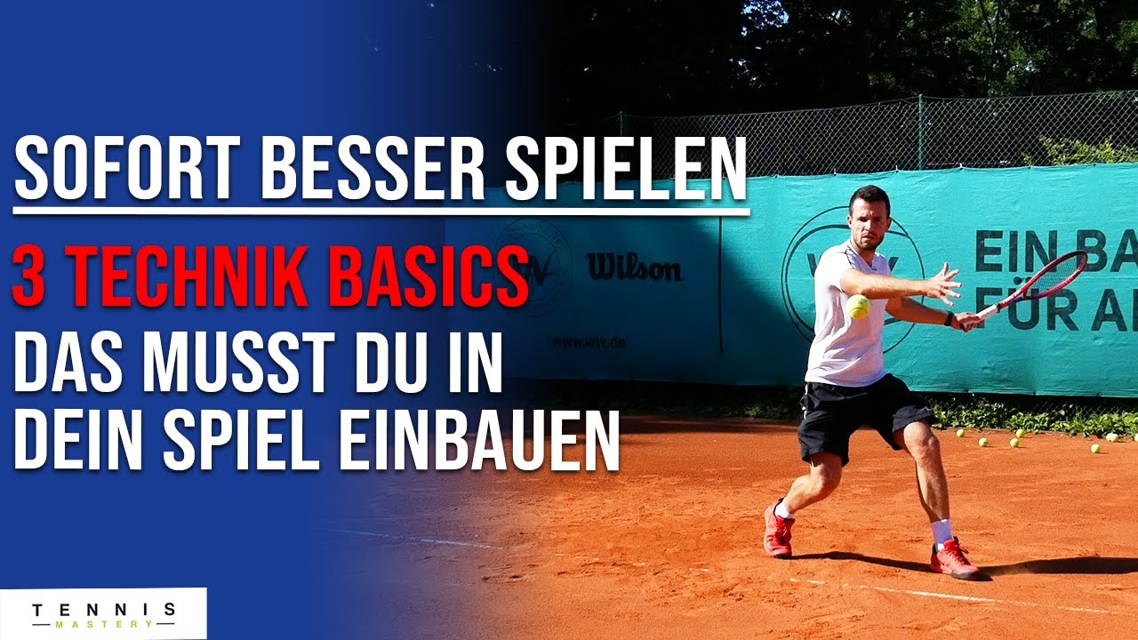 Sofort besser Tennis spielen mit diesen 3 Tipps | Tennis Technik Tipps | Tennis Mastery