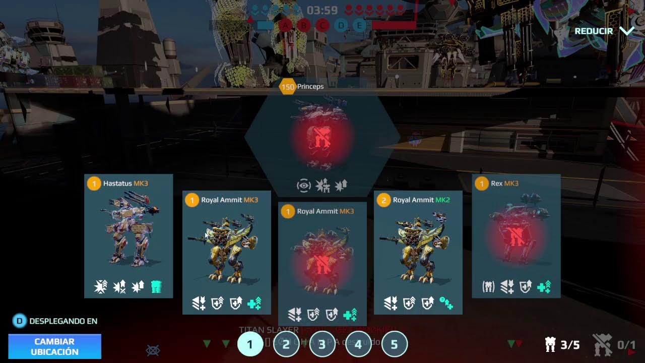 Warrobots EN VIVO Escuadron Titular INTI CHAMPA