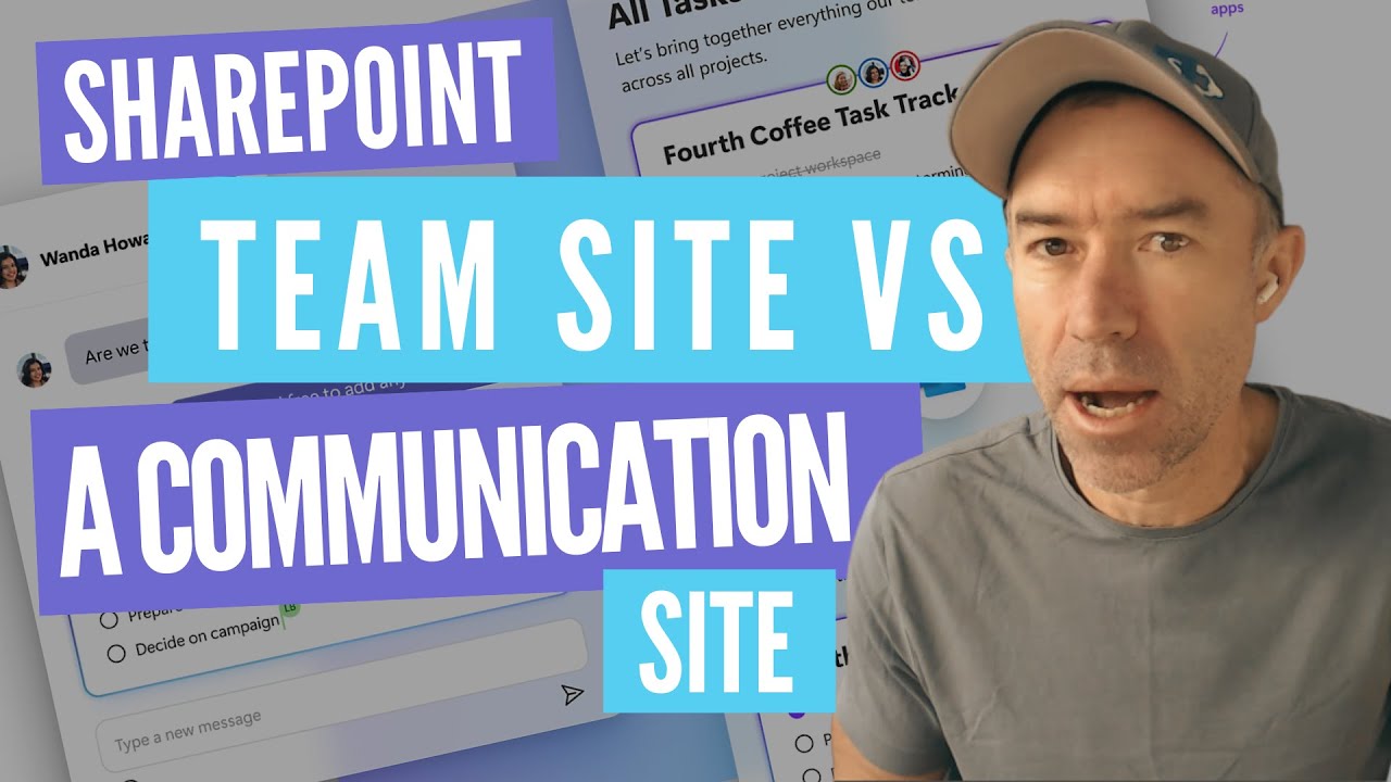 SharePoint Team Site vs SharePoint Communication Site - what to use when?