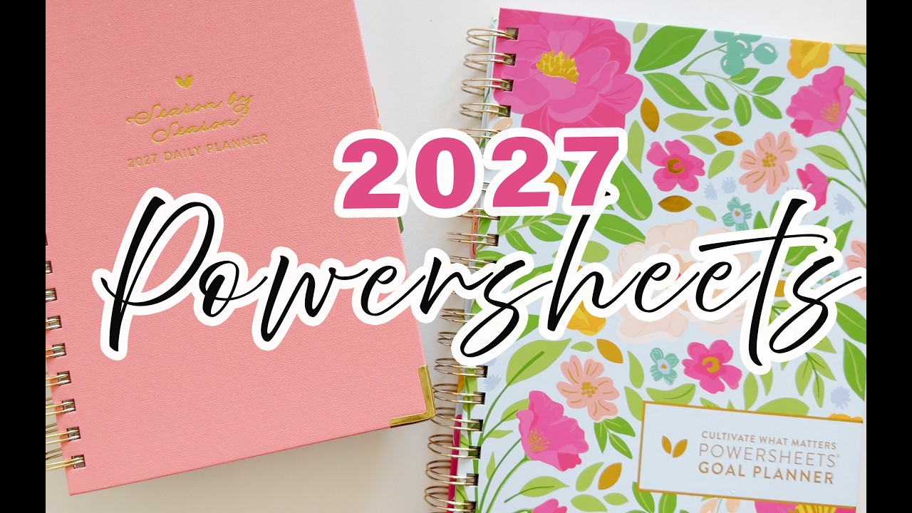 * 2027 Powersheets*  | Intentional Goal Planner | Cultivate What Matters