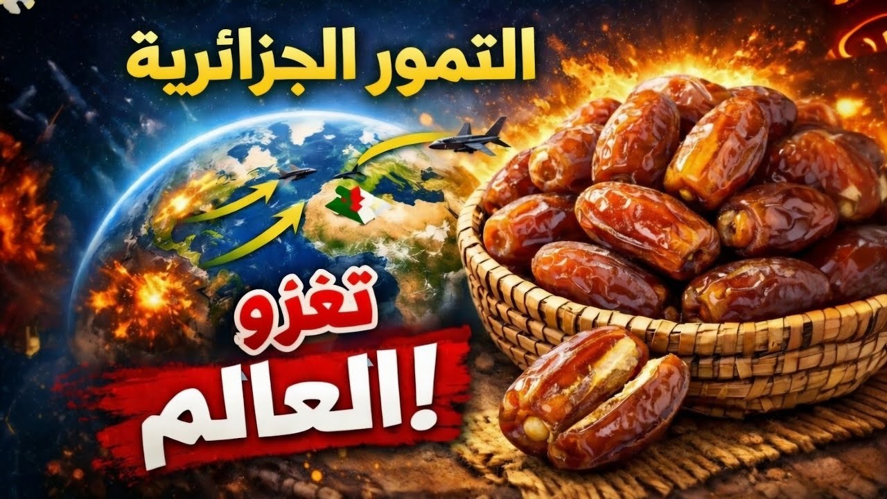 تصدير التمور الجزائرية إلى ازيد من 150 دولة حول العالم 🌎 