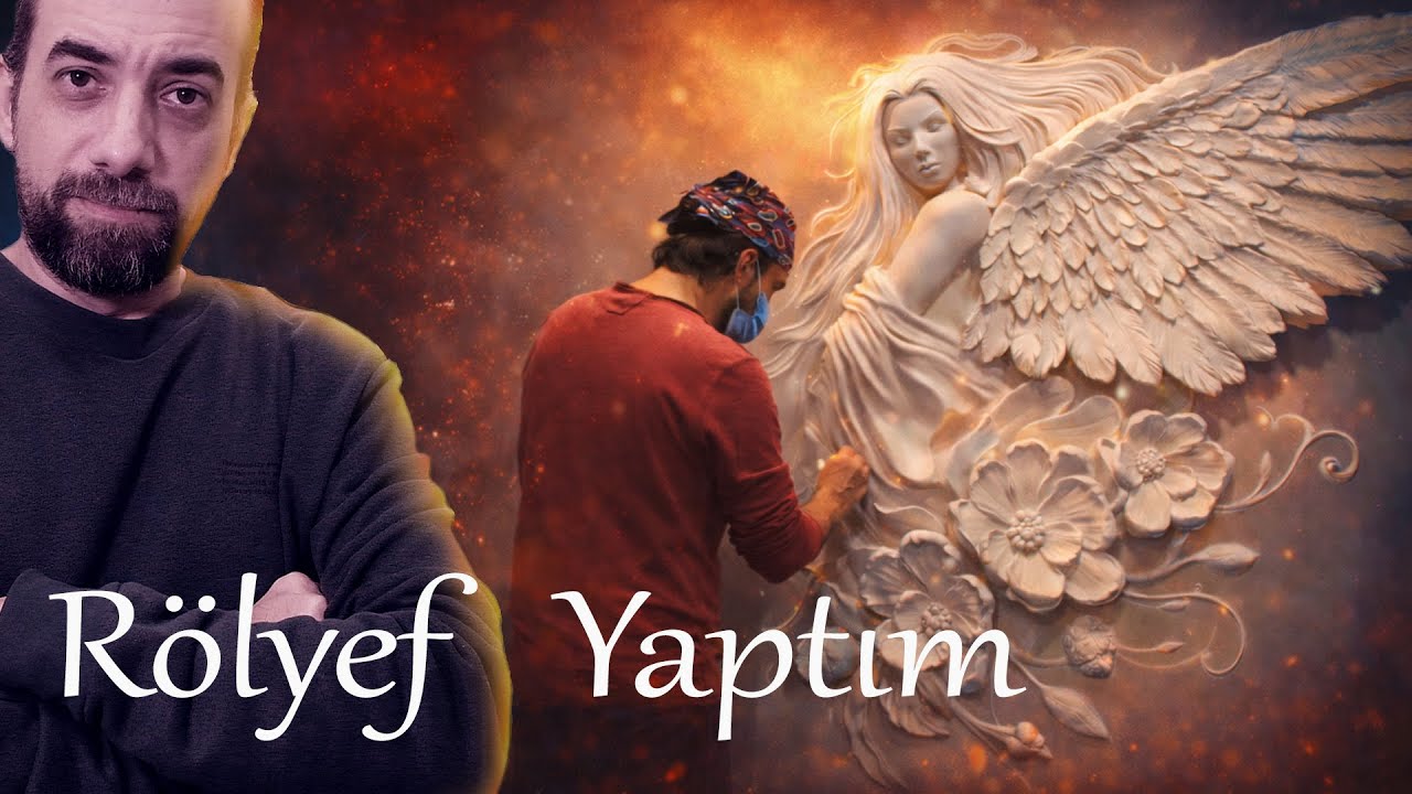 Duvara 3 Boyutlu Rölyef Yaptım | Baştan Sona El Yapımı Duvar Sanatı ( EN BÜYÜK PROJEM )