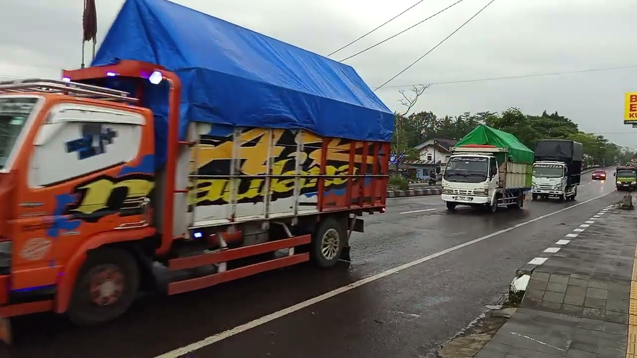 VLOGS❗🚍 TRUK - JALAN RAYA - PEDESAAN