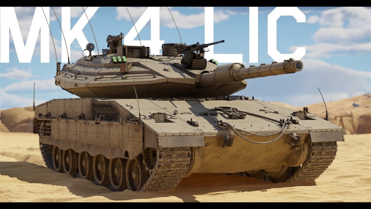 Only Different Optical Fence?ㅣWar Thunder Merkava Mk.4 LICㅣUHQ 4K