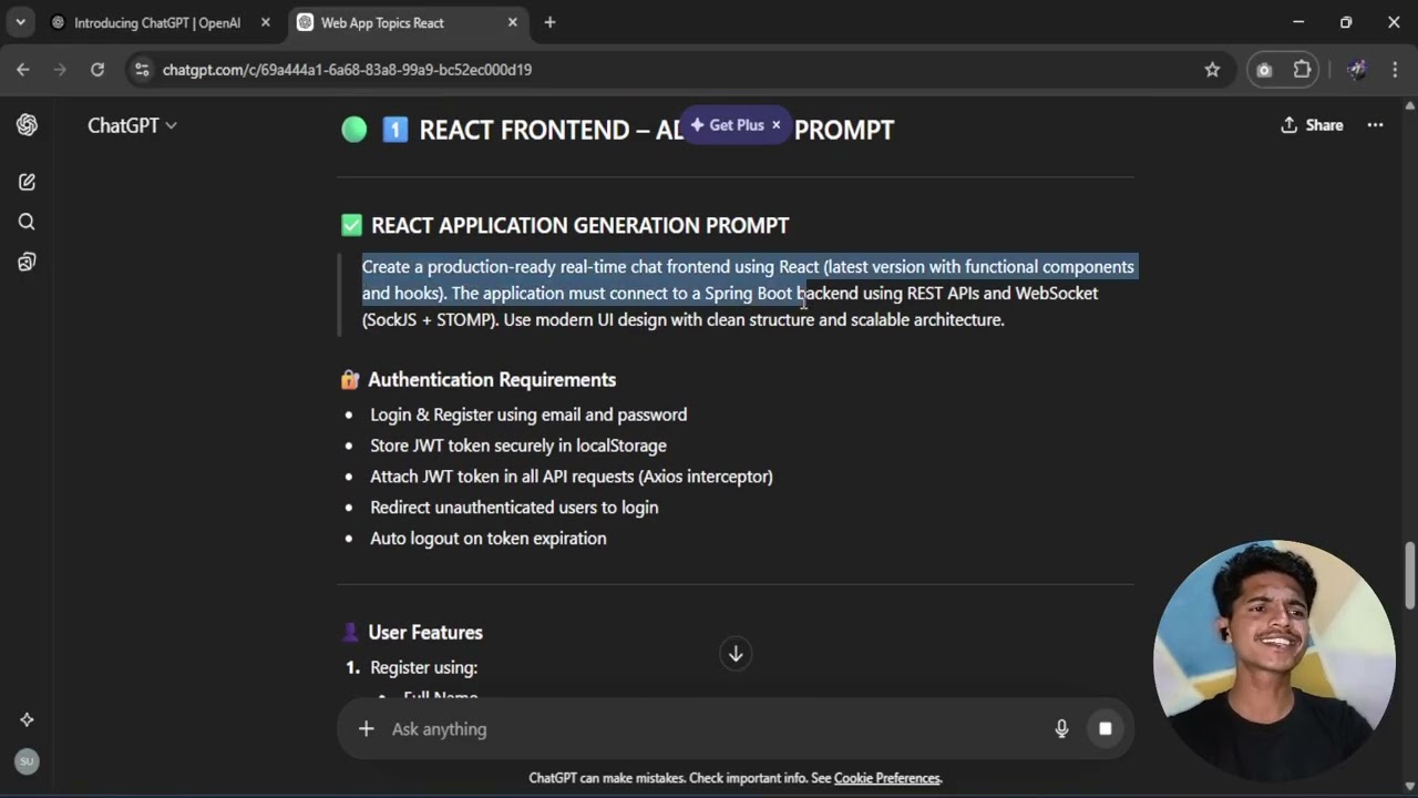 I Built a Full Stack Chat Application Without Writing a Single Line of Code 😱-01