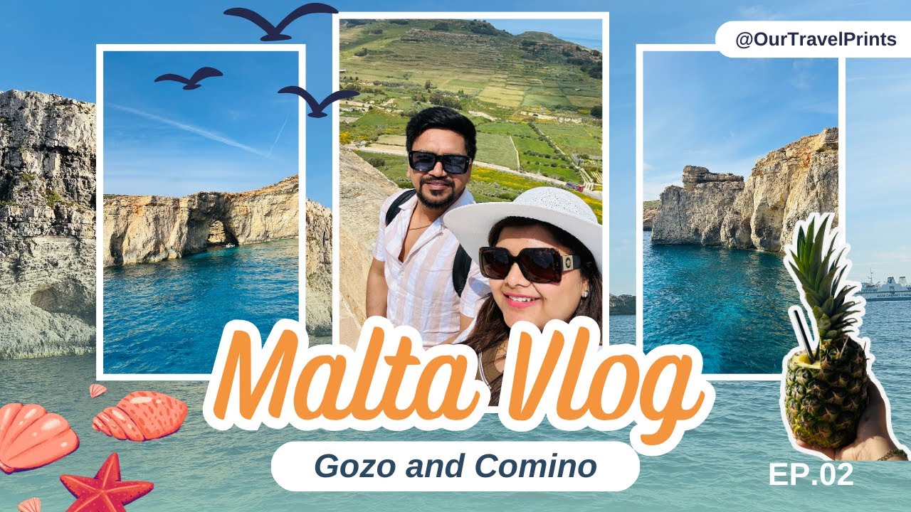 Island Hopping in Malta 🇲🇹 | Ferry tour 🚤 | Gozo & Comino in a Day | Malta Vlog