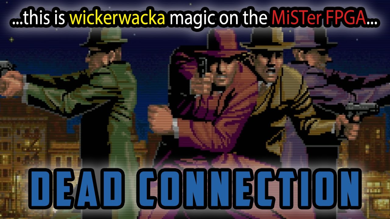 Dead Connection - an amazing arcade game on a Tatio core from wickerwacka running on the MiSTer FPGA