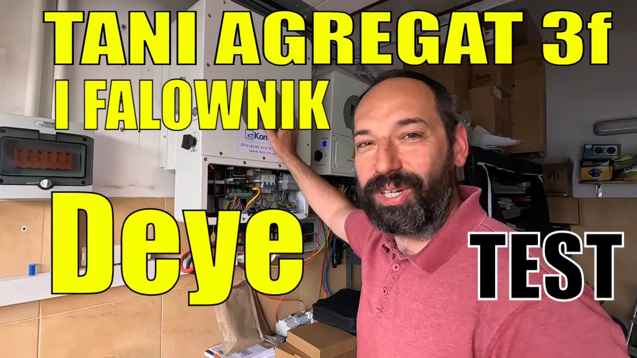 3 fazy - Agregat i Falownik Deye - Test