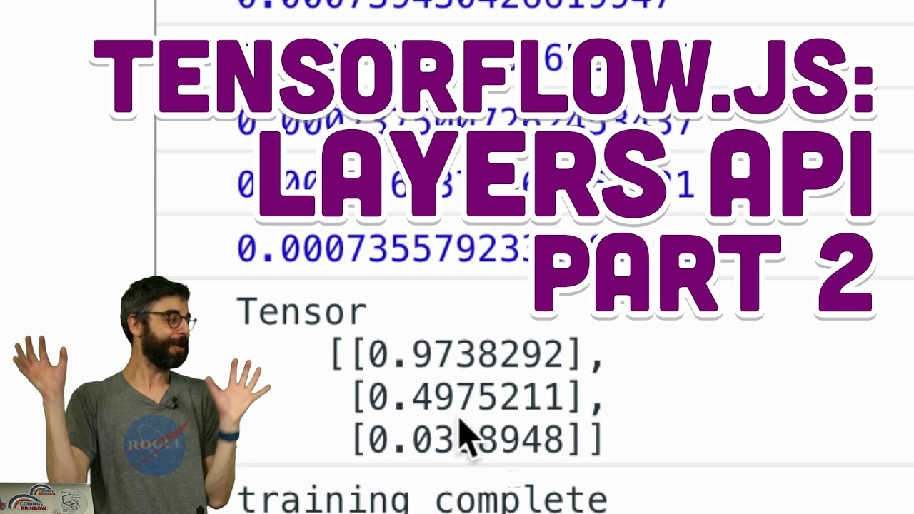 6.6: TensorFlow.js: Layers API Part 2 - Intelligence and Learning