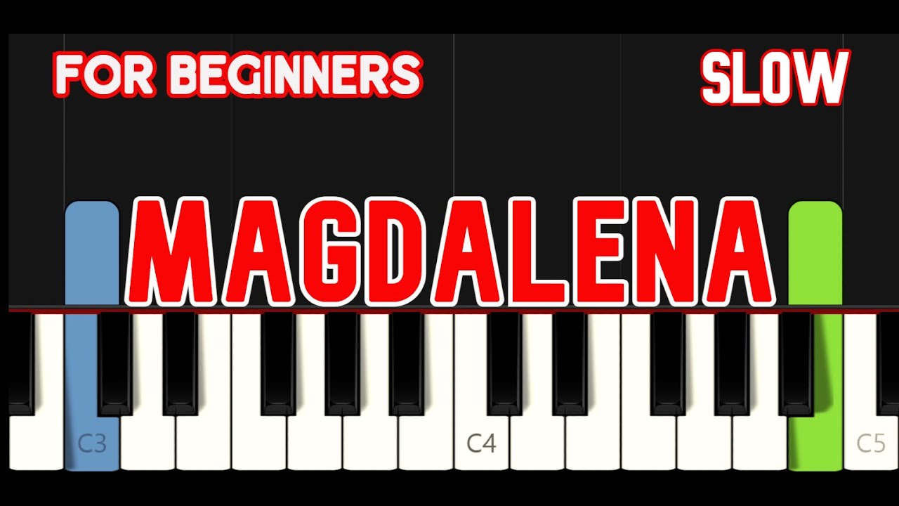 MAGDALENA [ HD ] - FREDDIE AGUILAR | EASY PIANO