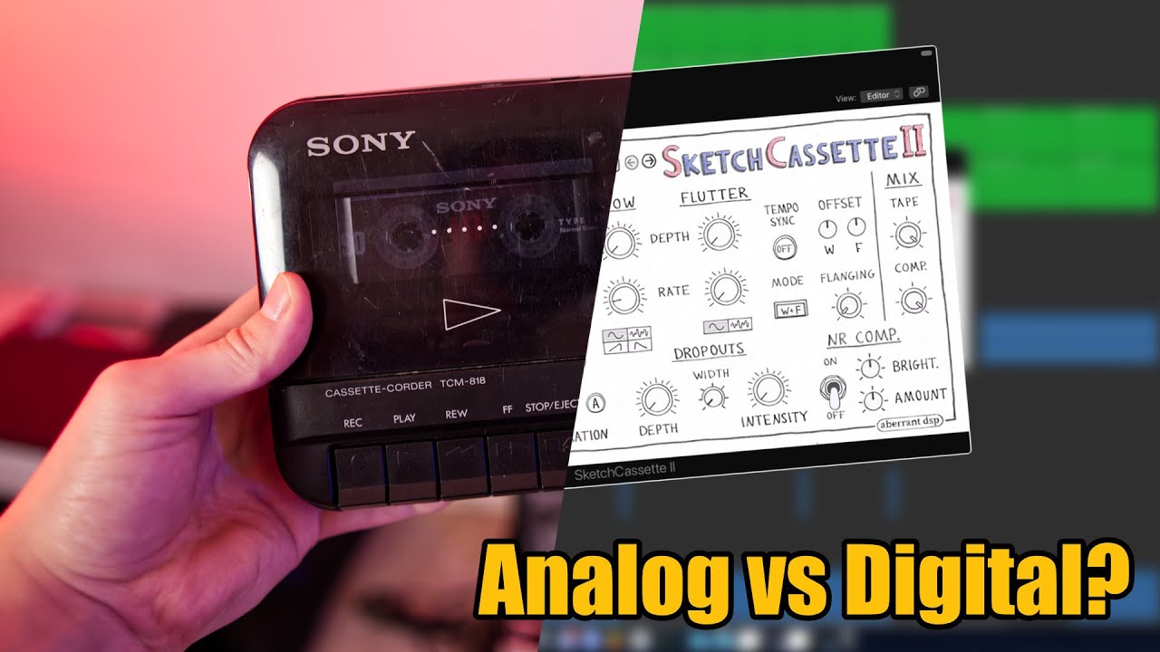 ACTUAL cassette recorder vs plugin... Who wins?
