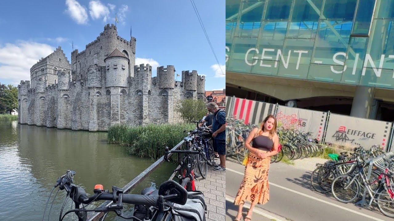 Belgium gent শহরের ঘুরতে গেলাম অনেক ভাল একটা সময় কাটালাম পরিবার নিয়ে