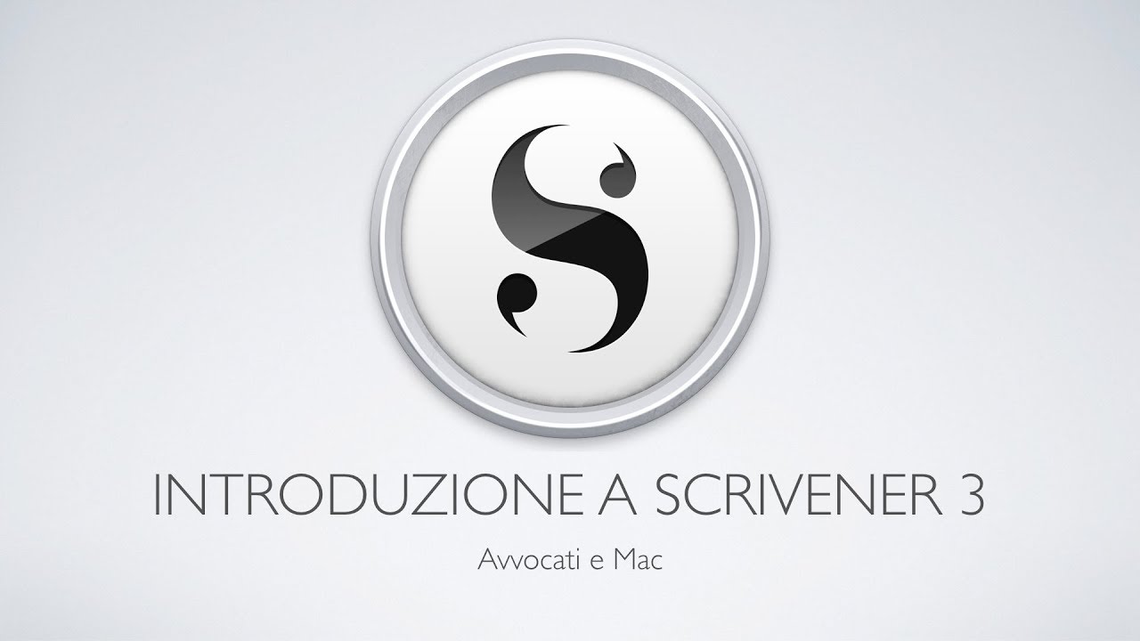 Introduzione a Scrivener 3 (in italiano)