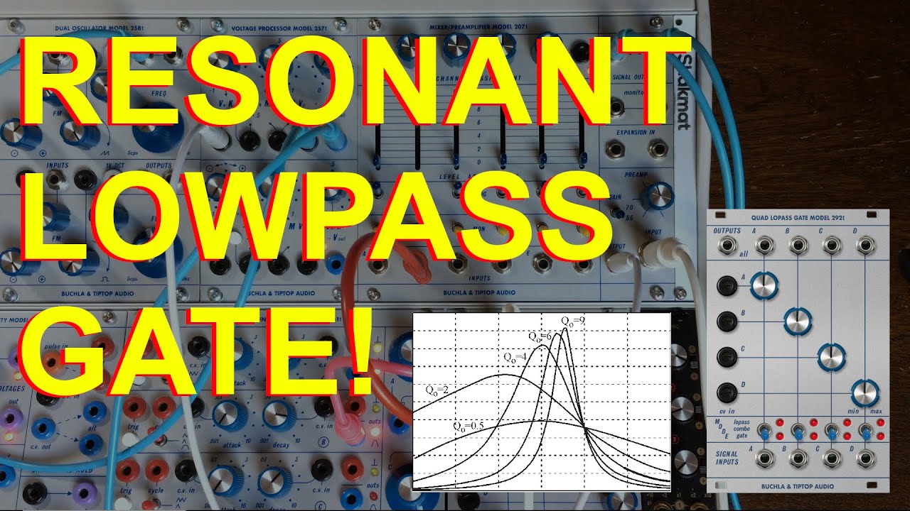 292t as a resonant filter | Buchla & Tiptop Audio Tips & Tricks
