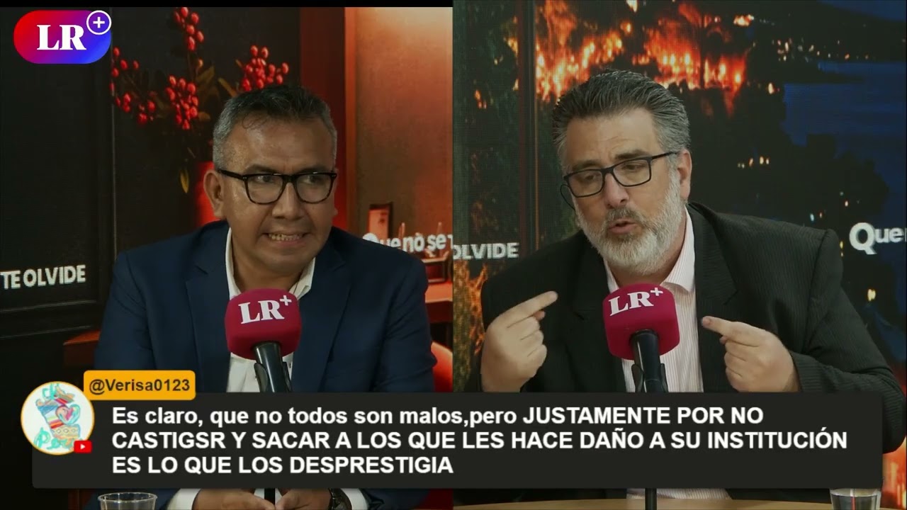 Carlos Cornejo analiza la reestructuración de la Policía y el problema de la corrupción