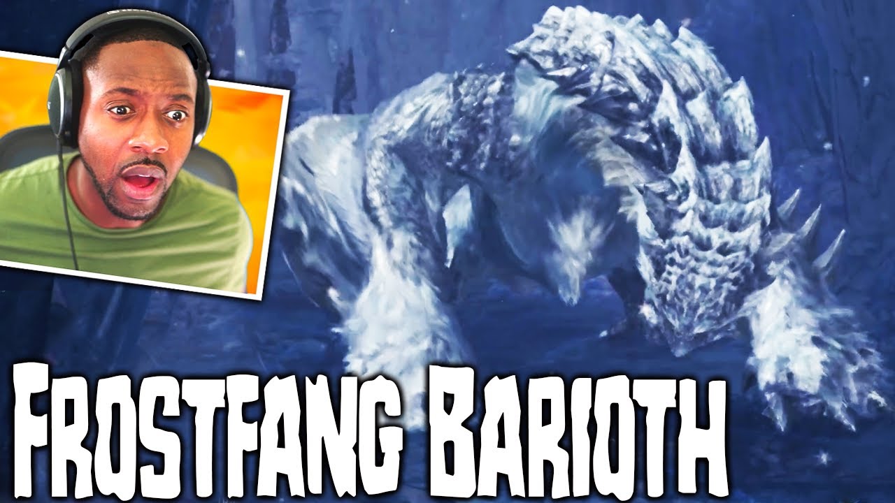 MHW Iceborne ∙ Frostfang Barioth First Attempt... [New Monster Reaction]