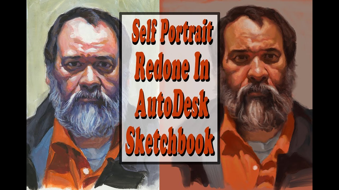 Self Portrait Redone In AutoDesk Sketchbook