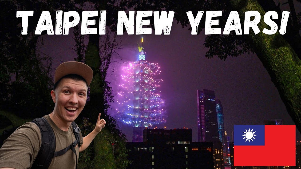 BEST New Years Eve Celebration in the WORLD! - Taipei 101 Fireworks 🇹🇼