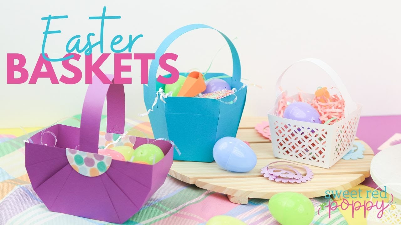 3D Paper Easter Baskets